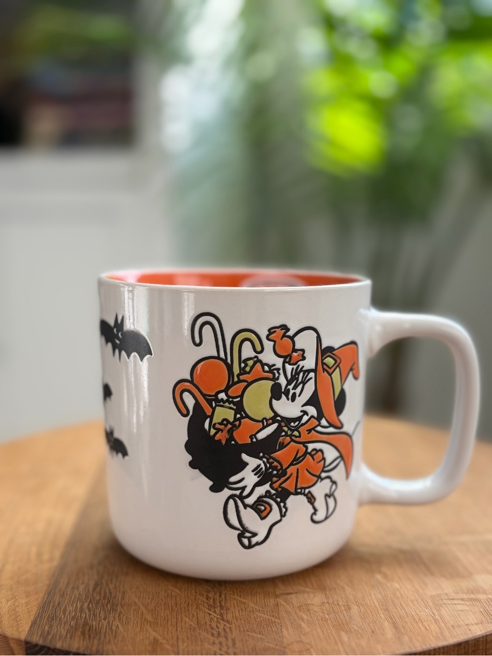 Disney White Ceramic Halloween Mug - Mickey and Minnie